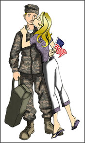 Handrawn Illustration for Military Matters